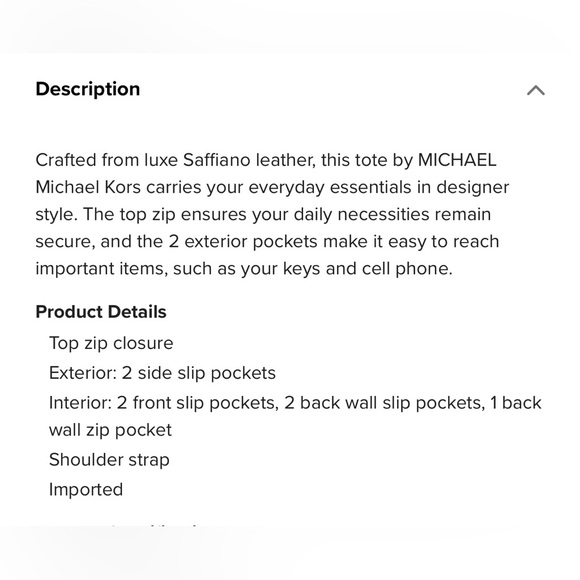 ❤️🎁BNWT Michael Kors Jet set tote bag - Picture 9 of 9